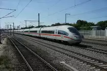 403 028-4  Aachen  durcheilt am 30.05.11 den Bahnhof Olching in Richtung M�nchen.
