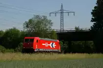 HGK 185 632-7 als Lz in Ratingen am 01.06.2011