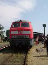 BR 218 137 in Darmstadt Kranichstein am 04.06.11
