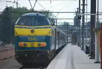 HLD 5540 am Ende des PFT-Sonderzuges (durch den Bhf Welkenraedt am 4. Juni 2011).