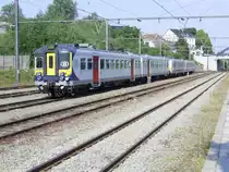 Triebwagen 761 (Hinten) und Triebwagen 989 (Vorne) standen am Rande des Welkenreadter Bahnhofs Abgestellt. (Fr,03.06.2011)