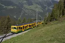 BDeh 4/4 120 f�hrt am 21.5.11 gemeinsam mit dem Bt 244 von Wengernalp talw�rts.