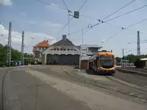 Betriebshof von au�en an der HAltstelle BAd D�rkheim Ost 05.06.2011
