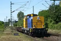 Die 92 80 1203 505-4(Johanna 3) der Johann Walthelm GmbH aus Eisenach fuhr am 06.03.11 durch Bonn Oberkassel.