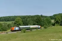 212 270-3 und 212 261-2 aus Neustadt nach Bad Schandau bei Krumhermsdorf am 02.06.2011