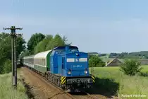 204 005-3 und 204 033-9 hinter Bischheim-Gersdorf nach Kamenz am 03.06.2011