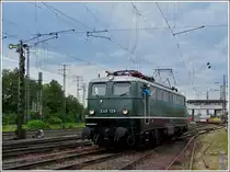 Zur 10 Jahresfeier des DB Museums Koblenz wurden am 22.05.2011 F�hrerstandsfahrten mit der E40 128 angeboten. (Hans)