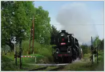 556 0506 mit unserem Fotozug von Vesel� nad Luznic� nach Cesk� Velenice am 14.5.2011 kurz vor Vlkov.