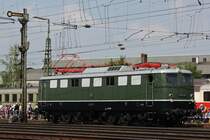 E50 091 am 21.5.11 bei der Lokparade in Koblenz-L�tzel.