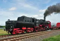 52 6106 mit Rungenwagen bei Eu-Wi�kirchen - 18.05.2011