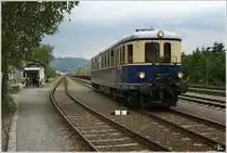 Dieseltriebwagen 5042 014 bei einer Pendelfahrt von P�ls nach Knittelfeld. 
P�ls 4.6.2011
