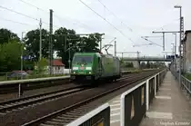185 389-4 als Lz in Friesack(Mark) in Richtung Neustadt(Dosse) unterwegs. 09.06.2011
