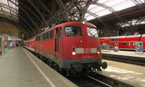 DB 113 309-9 mit dem PbZ-D 2487 nach M�nchen-Pasing, in Leipzig Hbf; 09.06.2011