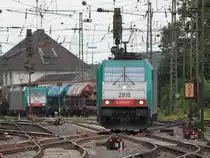 Cobra 186 207 (2815) rangiert am 09.06.2011 in Aachen West.