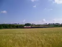 118 770 ist am 12.06.11 von Chemnitz nach Neuenmarkt Wirsberg unterwegs, hier zusehen in Frohsinn.