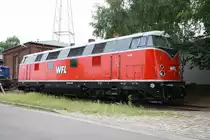 WFL 20 stand am 11.06.2011 abgestellt im Magdeburger Hafen nahe der historischen Ausstellungsst�cke. In mitten der vielen V60 machte sich die V180 sehr gut und gab ein sch�nes Gesamtbild ab.