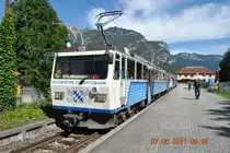 am 07.06.2011 ist das Wetter f�r den Ausstieg super.Umsteigen in Eibsee.