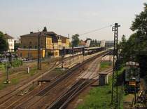 Die Gleisanlagen in Neustadt (Weinstr) Hbf; 07.05.2011