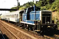 V60 361 192-8 auf Osnabr�ck Hauptbahnhof am 9-8-1995. Bild und scan: Date Jan de Vries. 