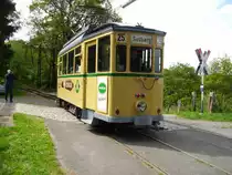 TW105 Des Bergischen Stra�enbahnmuseums an der  Bergstation  (18.06.2011)