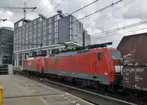 Railion doppelpack 189er mit Falns in Amsterdam CS am 18.06 2011.