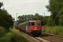 421 384-9 fuhr am 12.06.11 durch Unkel.