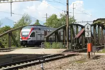 Testfahrten Landquart-Sargans mit Stadler Dosto 511 002 f�r den Verkehrs Verbund Z�rich,ZVV.Landquart 28.06.11

