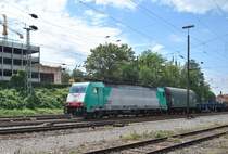 Cobra 2821 am 1.7.11 mit Gemischten Gterzug, in Aachen West Richtung Montzen.