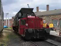 K�f 6642 (ex-DB loc 323 268-3) und Dampflok 78 468 der ET (Eisenbahn-Tradition e. V., Lengerich) in Lengerich am 2-7-2011.