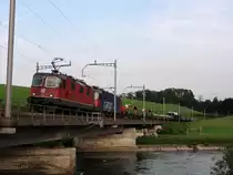 Re 10/10 mit GZ bei Oberr�ti am 19.05.2011