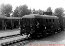 MAV - Irgendwo in Ungarn, warscheinlich in 1968, oder in 1966, dieser
Triebwagen schon in dieser Zeit warscheinlich mehr als 30. Jahre alt.
(Foto: J.J. Barbieux)