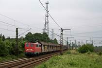 Die erste 140 am 07.05.'11 war 140 797-2, die in Ahlten einen Ganzzug aus Schiebewandwagen am Haken hatte