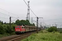 Die erste 140 am 07.05.'11 war 140 797-2, die in Ahlten einen Ganzzug aus Schiebewandwagen am Haken hatte