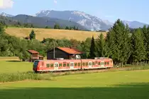 RB 27411 von Traunstein nach Ruhpolding bei Eisen�rzt am 04.07.2011