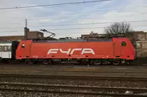 HSL FYRA 186 119 unterwegs nach Bw Watergraafsmeer am 02.04 2011.