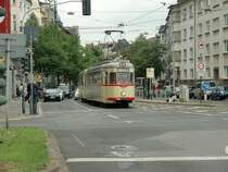 TW501 in Dsseldorf bei der Strassenbahnparade zum Abschied des Betriebshoffes  Steinberg  (19.06.2011)