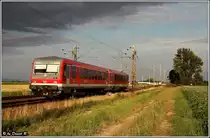Mein Beitrag zur �hringer-Nachschuss-Diskussion. 
Ein Nachschuss auf den 628 <-> 928 423 der am 15.07.2011 auf dem Weg nach Straubing war und kurz nach dem die Sonne wieder schien, an mir vorbeifuhr. (Mangolding)
