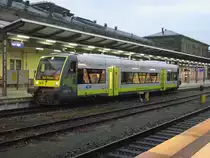 VT 650.723 von agilis steht am 10. Juli 2011 als ag nach Bad Steben im Hofer Hbf.