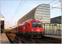 1216 236 durchf�hrt am Morgen des 8. Juli 2011 mit EC 378 von Wien Praterstern nach Stralsund Wien Handelskai. 