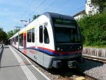 BD WM - Triebwagen ABe 4/8 5003 in Wohlen am 23.05.2011