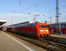 23.07.2011 BR 101-029 mit Muenchen - Nuernberg Express RE 4007, Nuernberg Hbf.