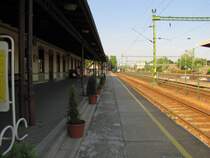 Bahnsteig 1 in Si�fok; 31.05.2011