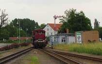 D�llnitzbahn 199 030-8 in Oschatz Hbf; 09.06.2011
