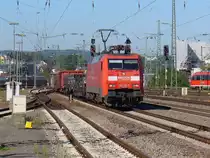 152 115-2 zieht am 17.08.2011 einen gemischten G�terzug durch Kaiserslautern