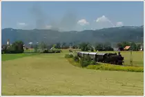 93.1332 der NBiK am 21.8.2011 mit einem Sonderzug von Weizelsdorf nach Ferlach anl�sslich der NOSTALGIE TOTAL 2011, aufgenommen n�chst Kappel a.d. Drau.