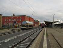 Gleis 1 und 2 in Dessau Hbf; 09.08.2011