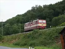 Knödelpresse CD 371 004, die seit ca. zwei Jahren auf den Namen Otik hört, fährt am Abend des 26. Juni 2011 solo zwischen Obervogelgesang und Pirna in Richtung Dresden.
