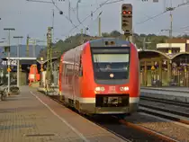612 005 kommt als Lz am 22.08.2011 nach Kaiserslautern Hbf