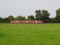 Vor 1 Stunde war noch das Heftigen Gewitter mit Hagelschauern. Davon kann man zum Gl�ck nichts mehr sehen in Ochtrup, als der 29692 Ochtrup verl�sst zur Weiterfahrt nach Gronau. 23.08.2011