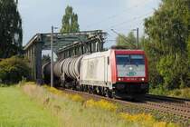 185 650-9 ITL am 24.08.2011 nach �berquerung des Mittellandkanals bei Woltorf